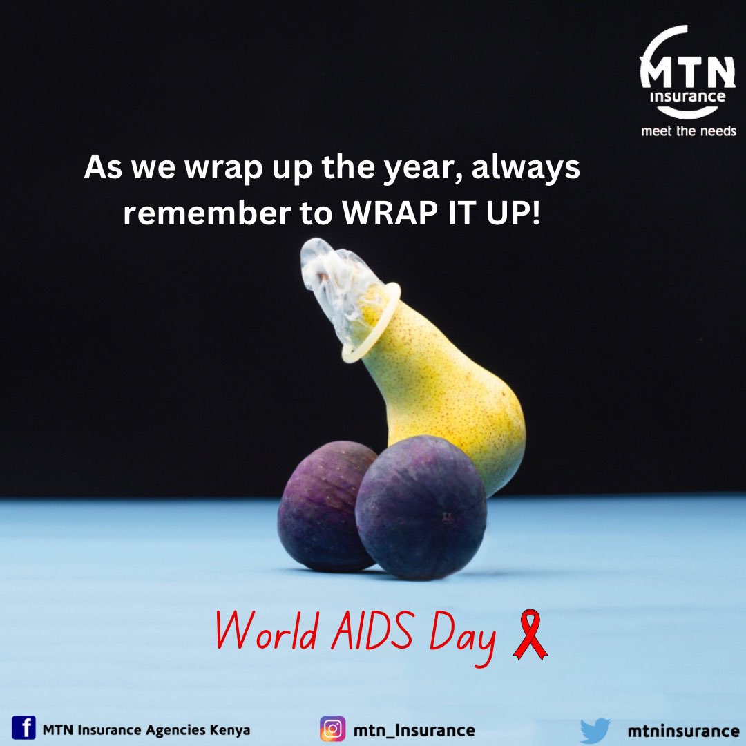 mtninsurance's tweet photo. It's Works AIDS Day!
#MTNInsurance #insurance #health #Wrapped2023 #WorldAIDSDay2023 https://t.co/IALQurpyU3