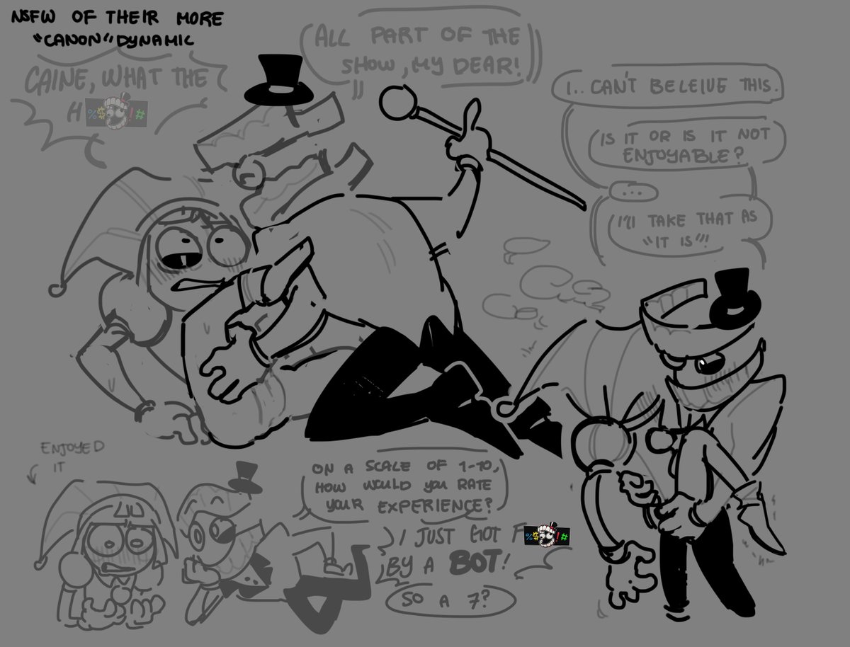 shroom_soft's tweet photo. 🔞‼️TADC SHOWTIME NSFW ‼️🔞
.
.
.
.
.
.
.
.
.
.
.
.
I awaken from my slumber to feed my people. (The NSFW post got flagged when I tried posting it on a different website and now I'm on Twitter)
#TheAmazingDigitalCircus #TheAmazingDigitalCircusnsfw #Caine #Pomni #cainexpomni https://t.co/SDhafq68US