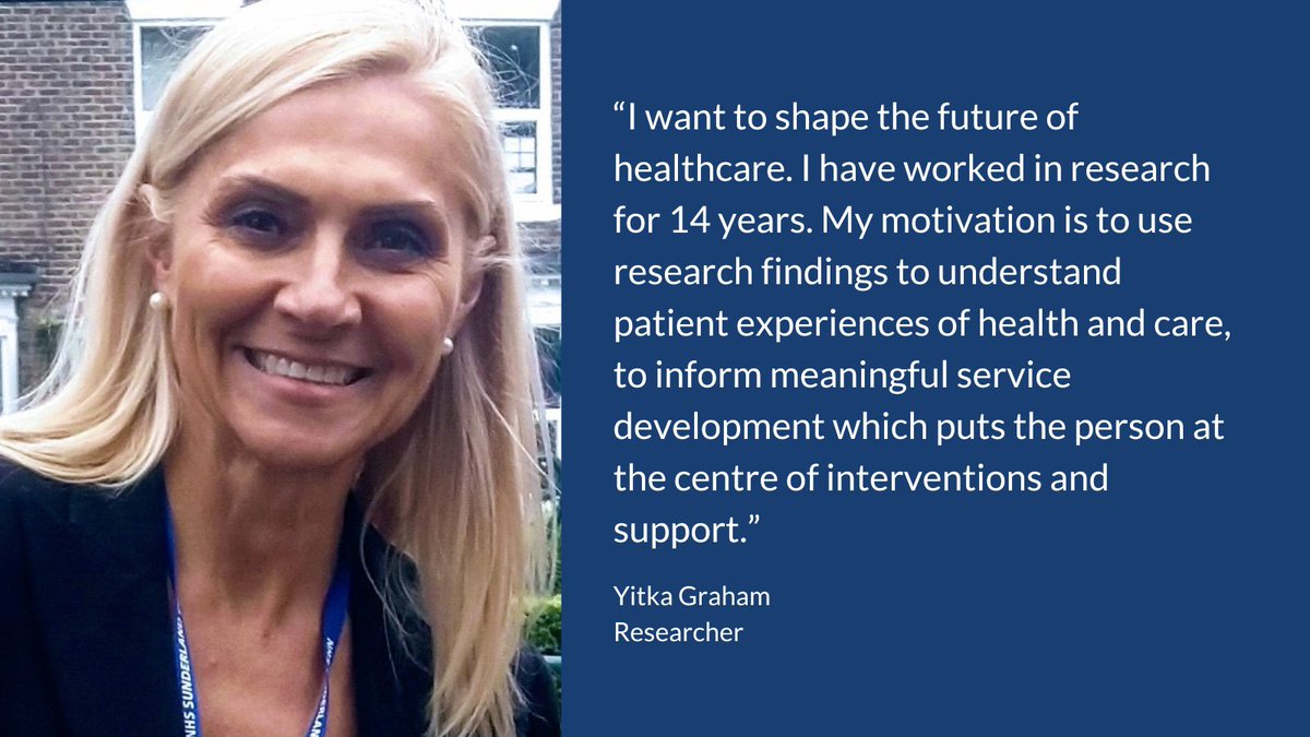 Yitka is a researcher working with @NIHRCRN_NENCumb Take a look at the below images that show how her career has changed since she started working in research. #ShapeTheFuture of your career in research: nihr.ac.uk/explore-nihr/c…. #NHS75 #RoutesToResearch