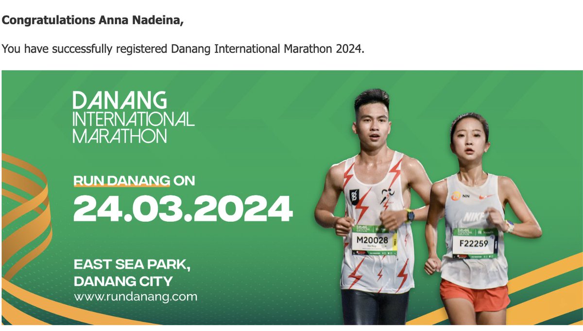 Ok, so the slowest girl at school registered for a marathon. Could be the beginning of a joke but it 
isn't 🤷🏻‍♀️👇🏻