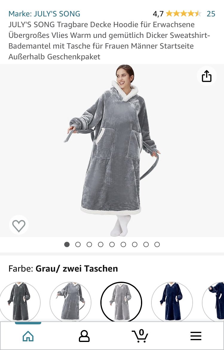 Ich hab mir ein verfrühtes Weihnachtsgeschenk gemacht und ich sag’s wie’s is, ich werde nie wieder was anderes anziehen.