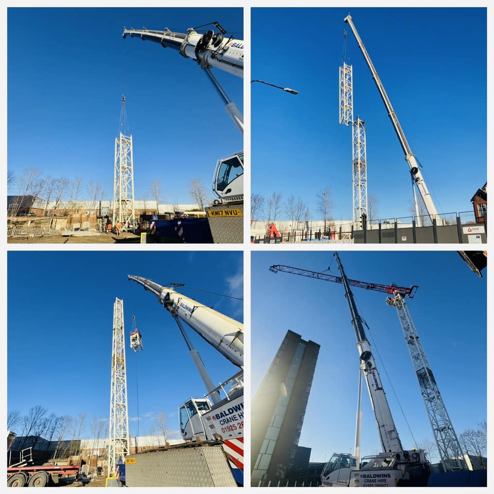 Great to get started at Trafford Gardens with the crane going up 

#reinforcedconcrete #highrise #Manchester #newproject