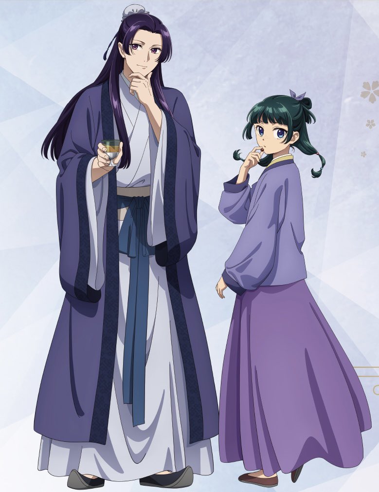 New Maomao x Jinshi illustration! (the matching outfits 🫶😍)