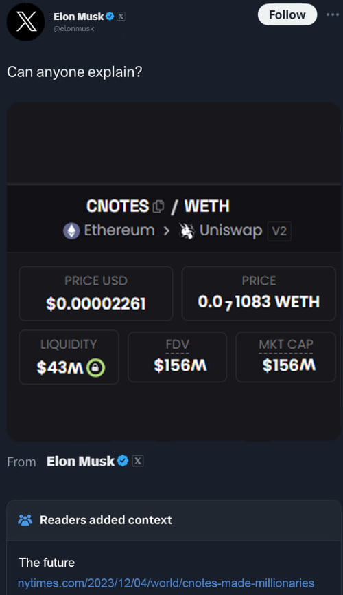 Community Notes Token $CNOTES (@CN_Token) / Posts / X