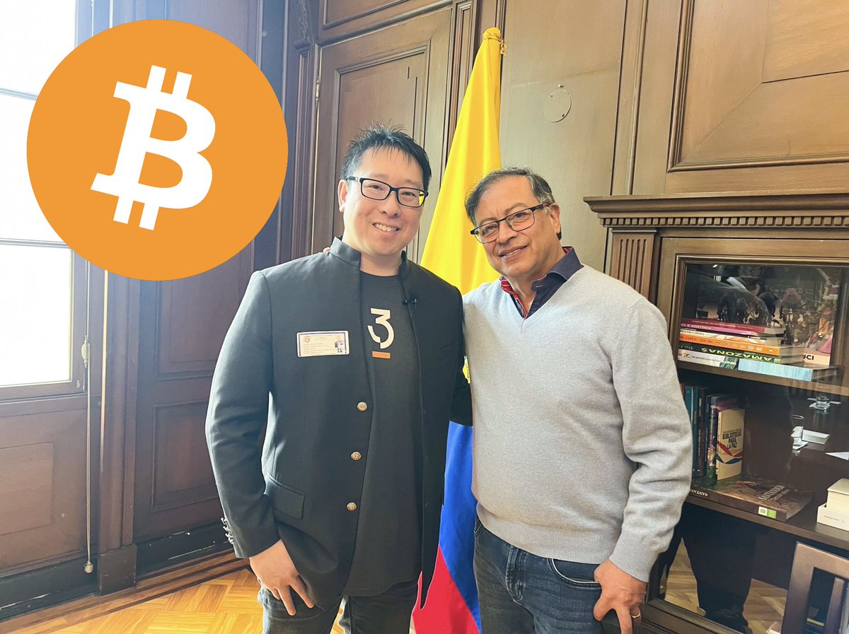 randgroup's tweet photo. 💥 NEW: "#Bitcoin can be promising for the prosperity of the people" -  Colombia 🇨🇴 President Gustavo Petro

Which country will be next to adopt $BTC as its national currency? I read you 👇 https://t.co/4JUewIpHeu