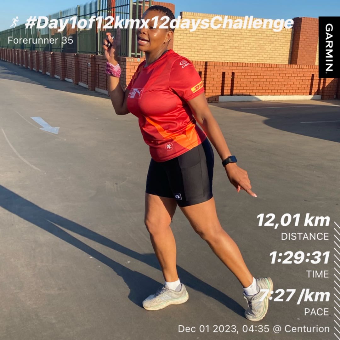 #FridayMotivation #IPaintedMyRun #SocialRunner #FitnessMotivation #IChoose2BActive #SdudlaSesFit😜 #MentalHealthFitness #12kmX12DaysChallenge