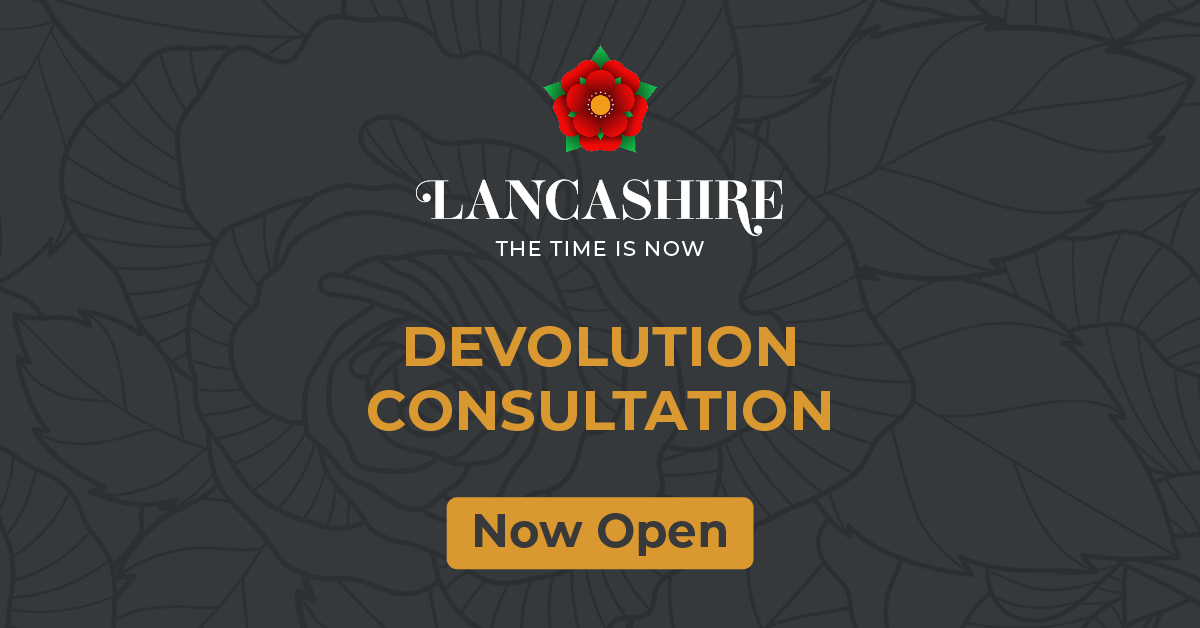 LancashireCC's tweet photo. #TheTimeIsNowForLancashire to make our own decisions on local issues.

Today we're launching a consultation on a devolution deal for Lancashire – which would mean gaining new money and powers from central government.

Find out more and give your views: https://t.co/mHJvXUqDVI https://t.co/sJ2VjgyWM1