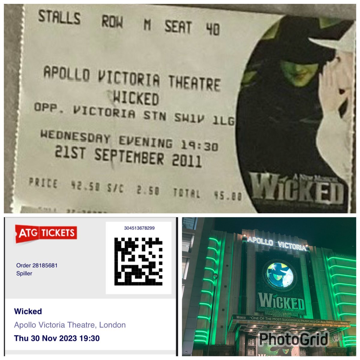 I saw <a href="/WickedUK/">Wicked UK</a> for the first time in 2011, saw it countless times in the past 12 years between then &amp; last night. <a href="/ChristineTucke_/">Christine Tucker</a> you’re the greatest Glinda I’ve ever had the pleasure of seeing come &amp; go by bubble! 50th show apparently?! I’d of said 500th! Thank you so much 💚