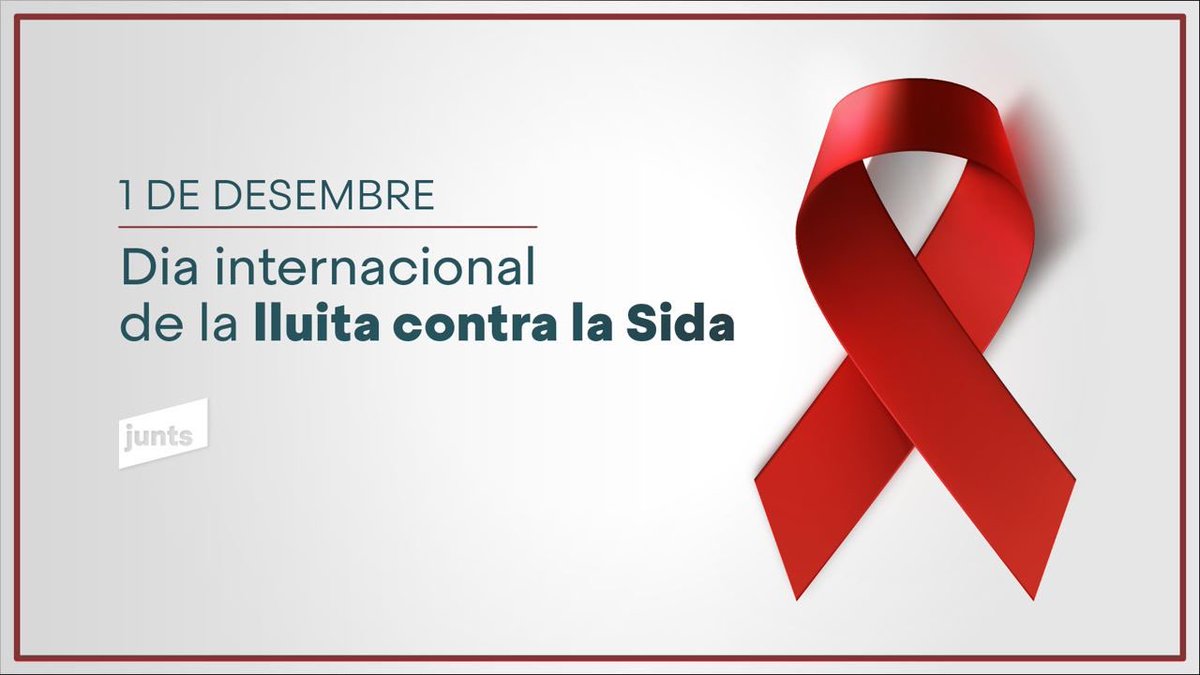 𝟏 𝐃𝐄 𝐃𝐄𝐒𝐄𝐌𝐁𝐑𝐄.
Dia internacional de la 𝐥𝐥𝐮𝐢𝐭𝐚 𝐜𝐨𝐧𝐭𝐫𝐚 𝐥𝐚 𝐒𝐢𝐝𝐚