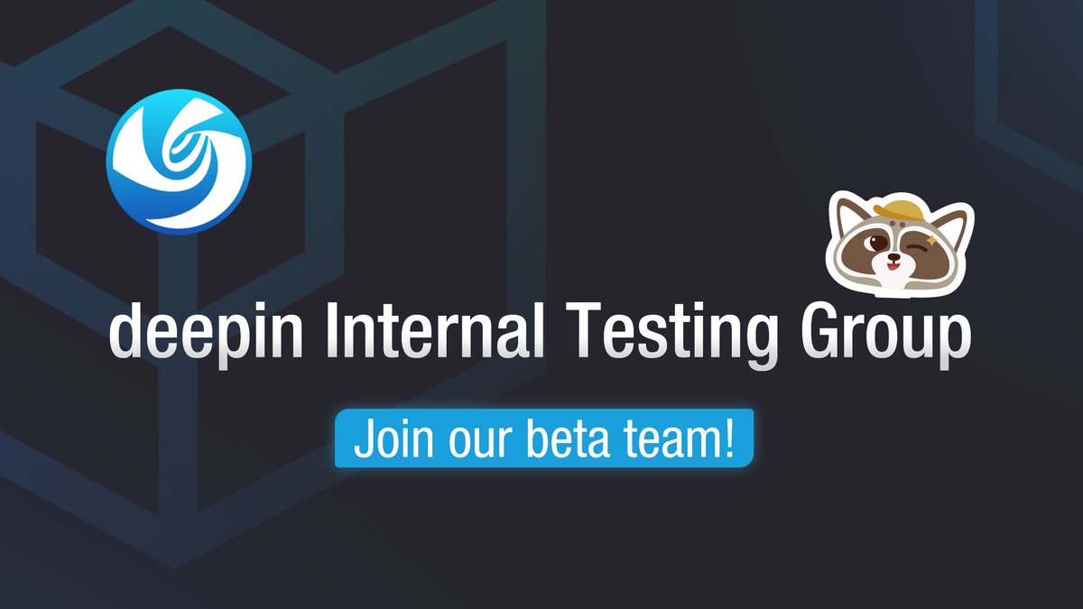 linux_deepin's tweet image. Hello, every friend.
[01-12-2023] Deepin V23 Beta 2 Internal Beta Updated
Pls Read More: bbs.deepin.org/en/post/265222

Welcome to join our deepin group:
t.me/deepin
t.me/deepin_testing

#linux #operationsystem #opensource #deepin
收起