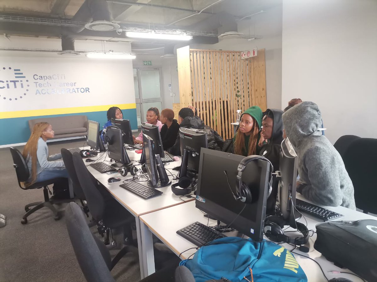 Updates from CapaCiTi Johannesburg! Candidates from the Anglo-American cohort have been working on their web development projects since the programme kicked off in April this year. This project given candidates the creativity through digital mediums.
#CapaCiTi #EmpowerThroughTech