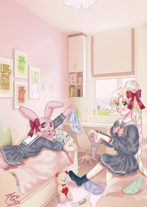 来年のクライアントとしての依頼は、ひなっツちゃんは絶対なんだけど『ひな☆エボ』の他のキャラも描いてもらいたい。密か?に予定立ててますよっちゃん陛下に魔王アクード…アキツグも…ひなっツちゃんと絡んでる所を素敵絵師様に描いて…貰う…キャー(,,> ꇴ <,,)ー!!滾るわ 