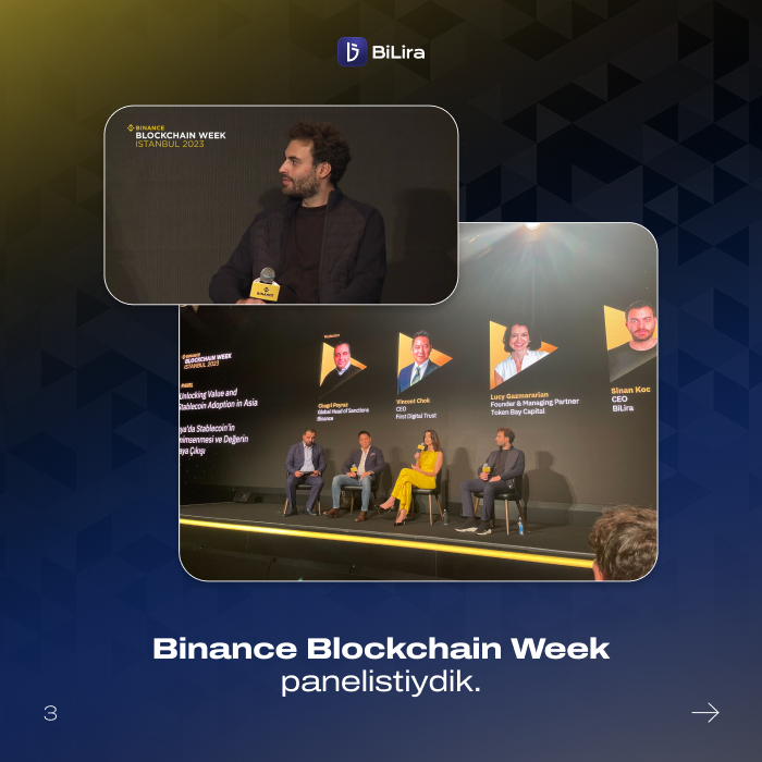 BiLira_Kripto's tweet photo. 🍂 Bu Ay BiLira'da Neler Yaptık? 🍂
1⃣ #BiLiraPro beklenen lansmanıyla kapıda! Hala waitlistimize katılabilir, bu heyecana ortak olabilirsiniz.
2⃣ Maksimum şeffaflık için Kasım 2023 Denetim Raporumuzu yayınladık.
3⃣ CEO'muz @SinanKoc__, Binance Blockchain Week panelistiydi. https://t.co/FU0AChYJVU