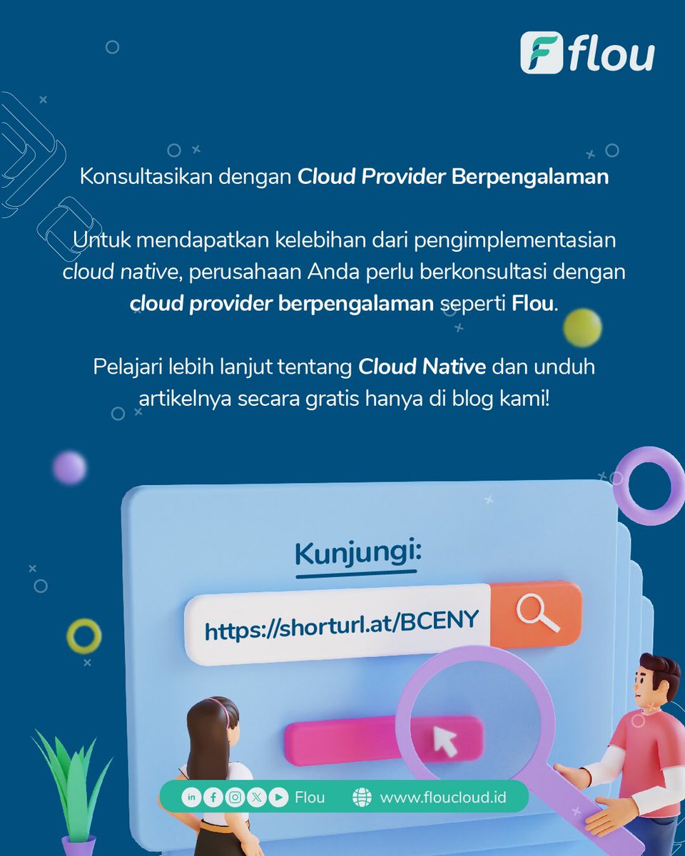 floucloud's tweet photo. Nah, keputusan terkait cloud sangatlah mempengaruhi perusahan Anda loh, tapi apa sih sebenarnya Cloud Native itu dan apa kelebihannya? 

Pelajari lebih lanjut tentang Cloud Native dan unduh artikelnya secara gratis hanya di blog kami! 🌐🔒 https://t.co/LI2WrnlVZj