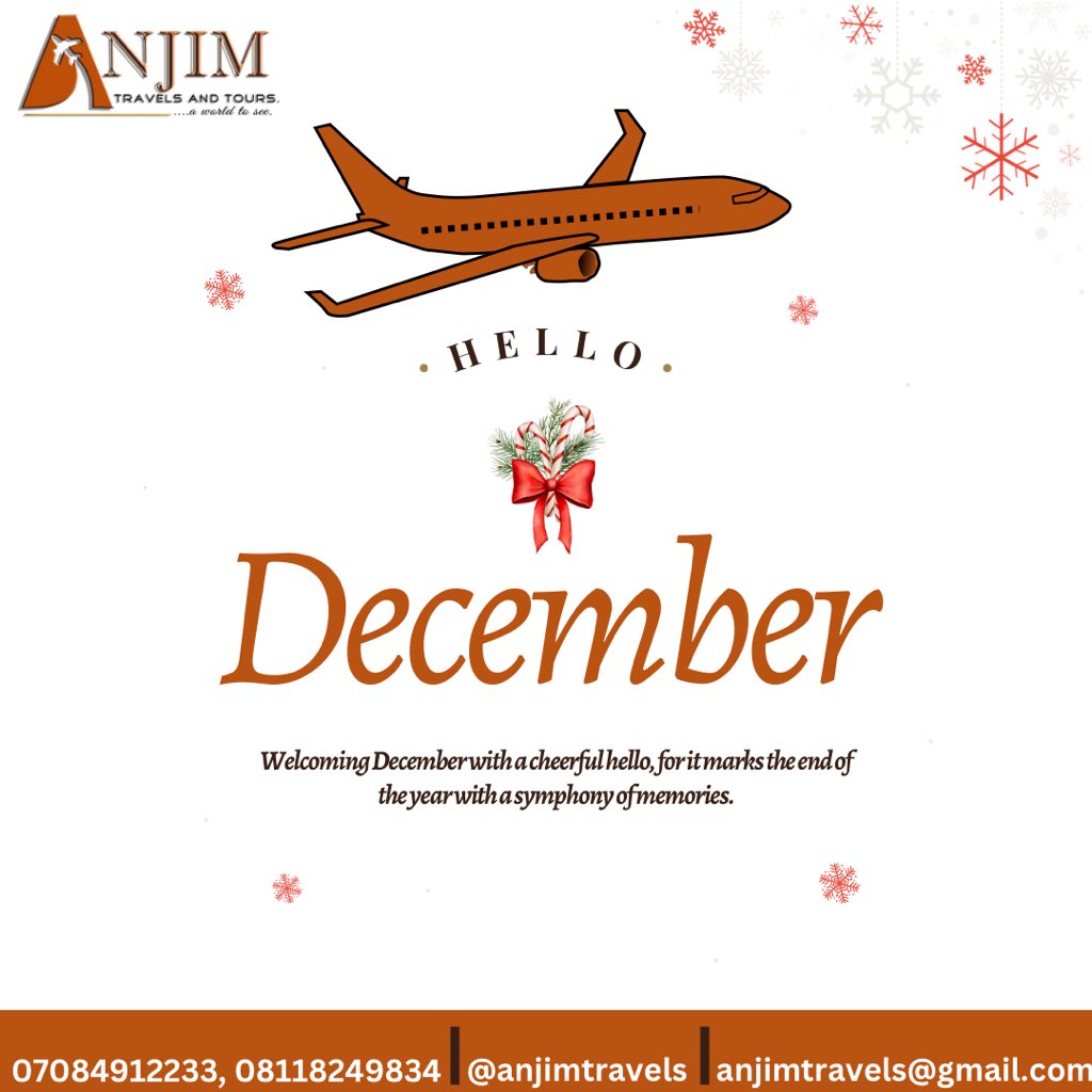 anjimtravels's tweet photo. Welcoming December with a cheerful hello, for it marks the end of the year with a symphony of memories 🥰
we hope you have a joyful December….
Wishes from all of us @anjimtravels
#anjimtravels #newmonth #december #trending #photooftheday #explore #luxury #followforfollowbac https://t.co/l0rEZpC3zK