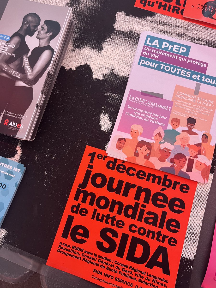 ArapRubis's tweet photo. 1er #Décembre #Journée #Mondiale de #Lutte #Contre le #Sida stand de 10h à 15h #Information #Santé ⁦@CHUNimes⁩ ⁦@ArapRubis⁩ ⁦@Sidaction⁩ ⁦@SidaInfoService⁩ https://t.co/uxn78dY28K