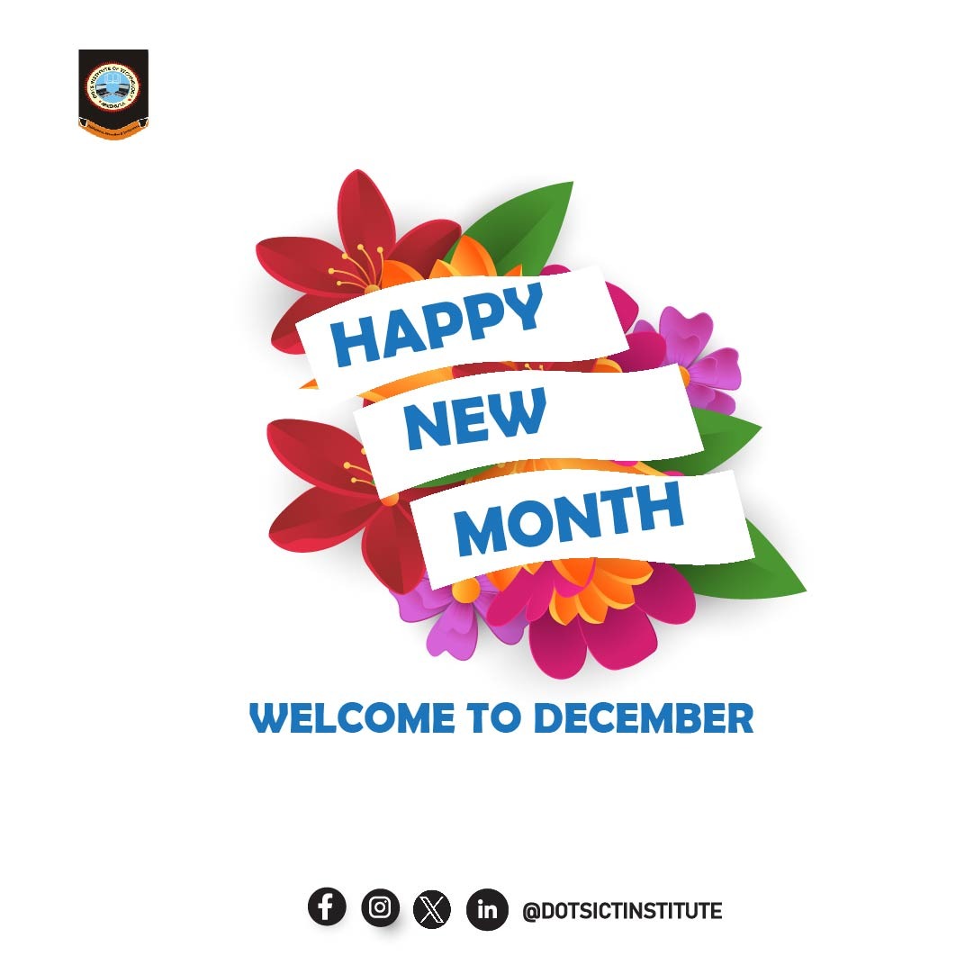 Happy New Month of December!!!

From the beginning of the year to this moment, we have come far in actualizing the vision we set for ourselves and our students. It is a big win for us as an institute whose core values is to impact, teach and mentor.