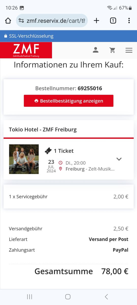 Juhu ❤️ 
Jetzt brauch ich nur noch jemanden, der mit mir dort hin geht 😁