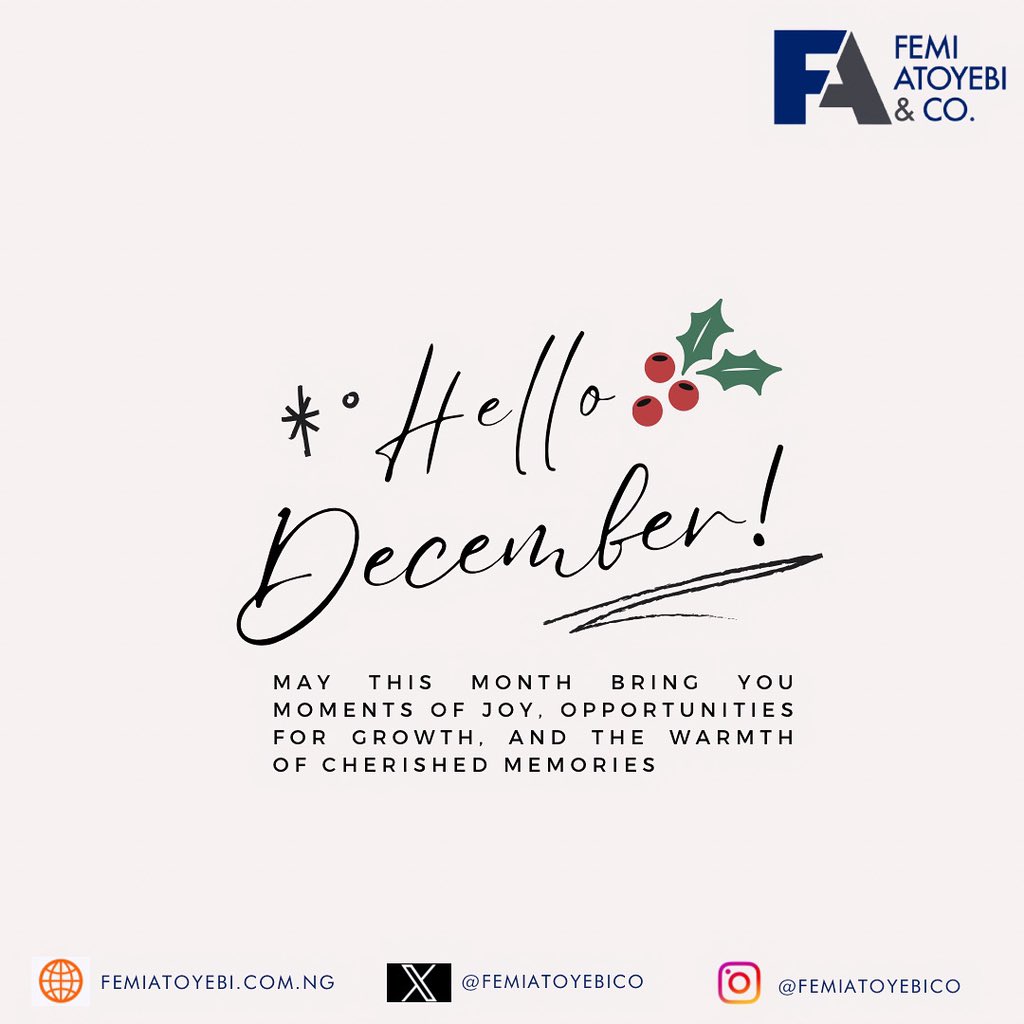 Femi Atoyebi & Co. tweet media