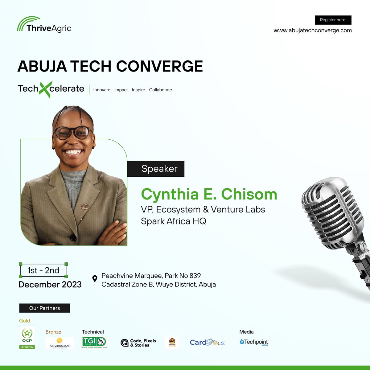 cynthiaechisom's tweet image. If you are in Abuja, Make sure to show up for @thriveagric’s event today 

Great work done
