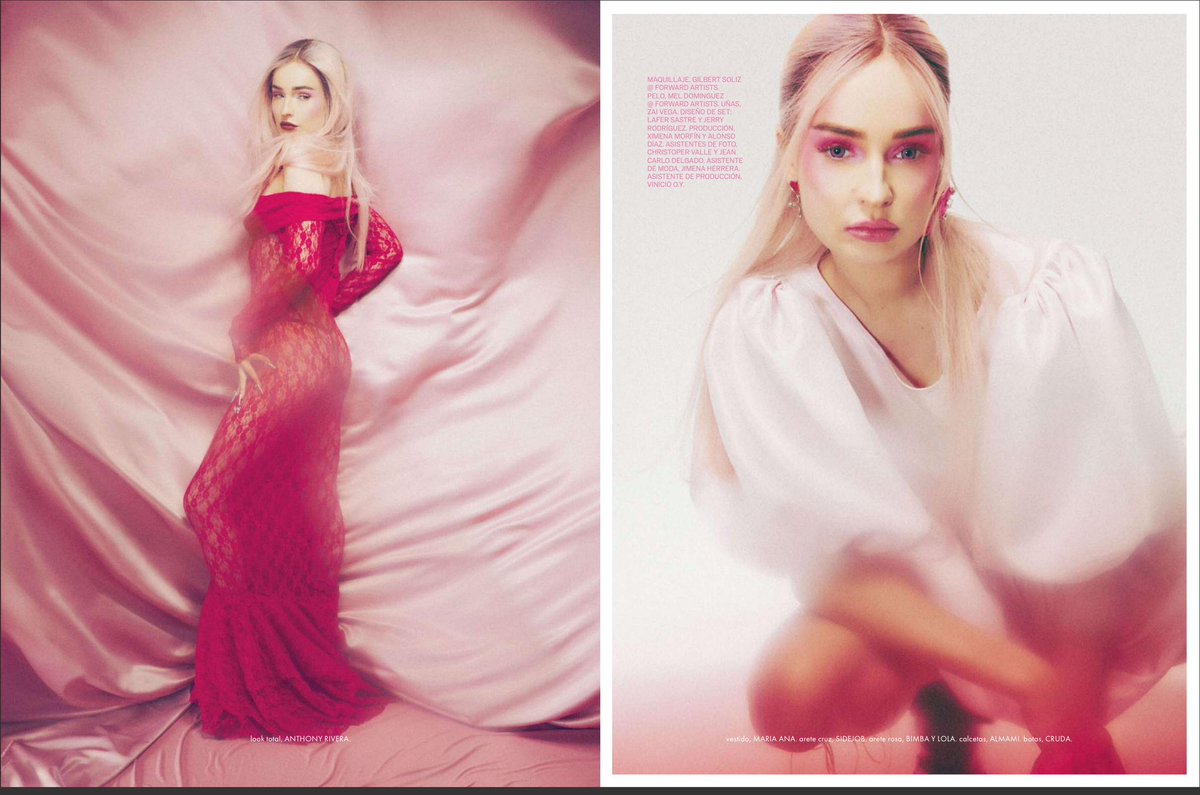 josuelo's tweet photo. Muy buena la sesión de fotos de #KimPetras para ELLE Mex y el diseño a cuadros de “Tiempos” mostrando el talento nacional 👊🔥 de la misma temporada que uso #MethMath en el Cereeeee de Abril https://t.co/6ur672D2I9