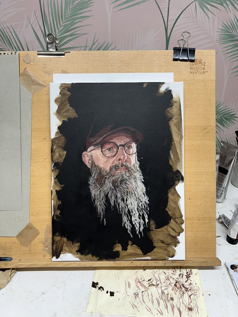 LloydArtist's tweet photo. Work has started on a new painting #workinprogress #portraits #painting #painter #contemporaryartist https://t.co/vkzrWrW8Mg