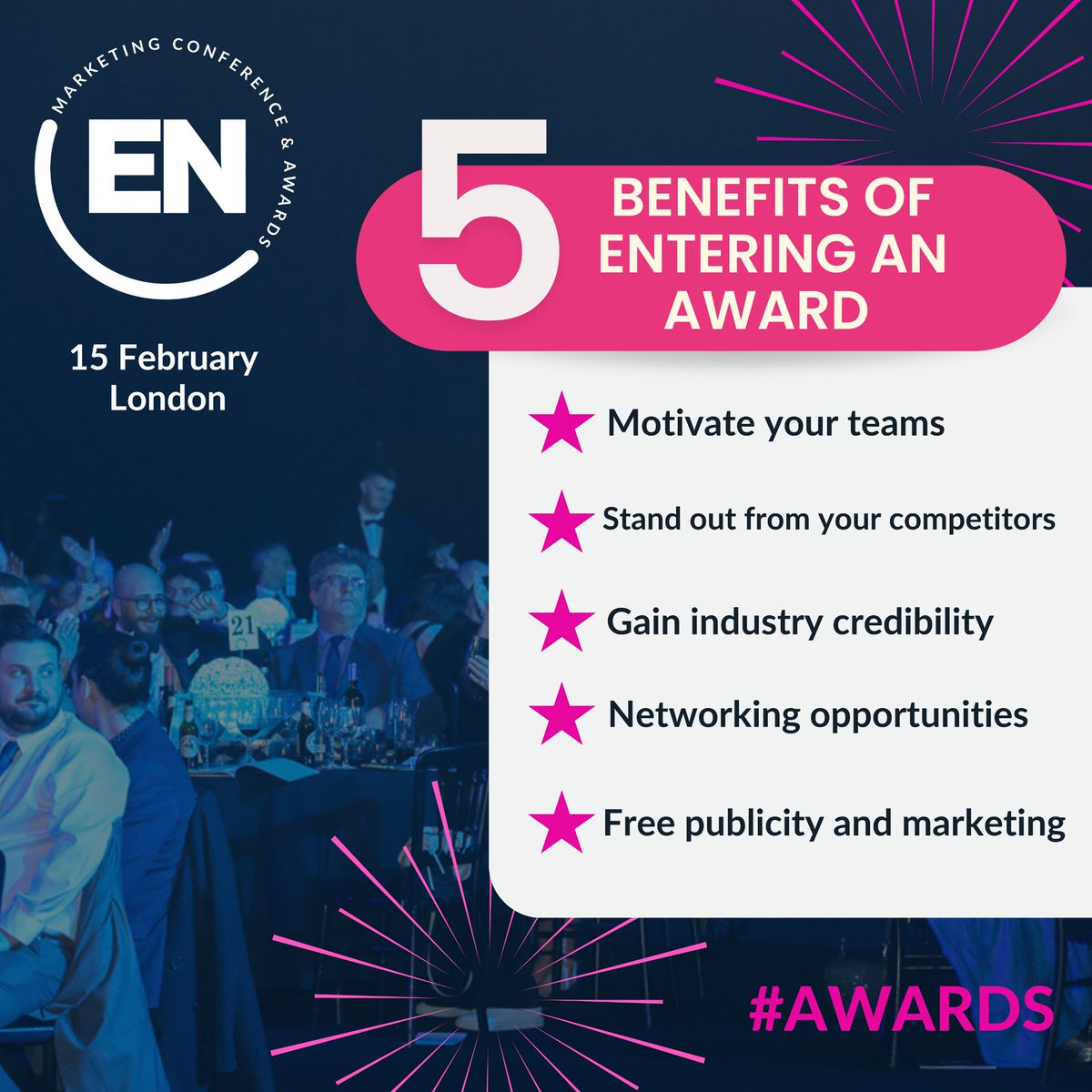 ExhibitionNews's tweet photo. Get ahead of the game and plan your entry today for the EN Marketing Awards! ⌛
Don't miss out on the opportunity to showcase your marketing brilliance. Submit your entry before December 8th and set the stage for your success.
https://t.co/rFlFUqrwYz
#ENMCA24 #ENMarketingAwards https://t.co/fdmTDcLWaQ