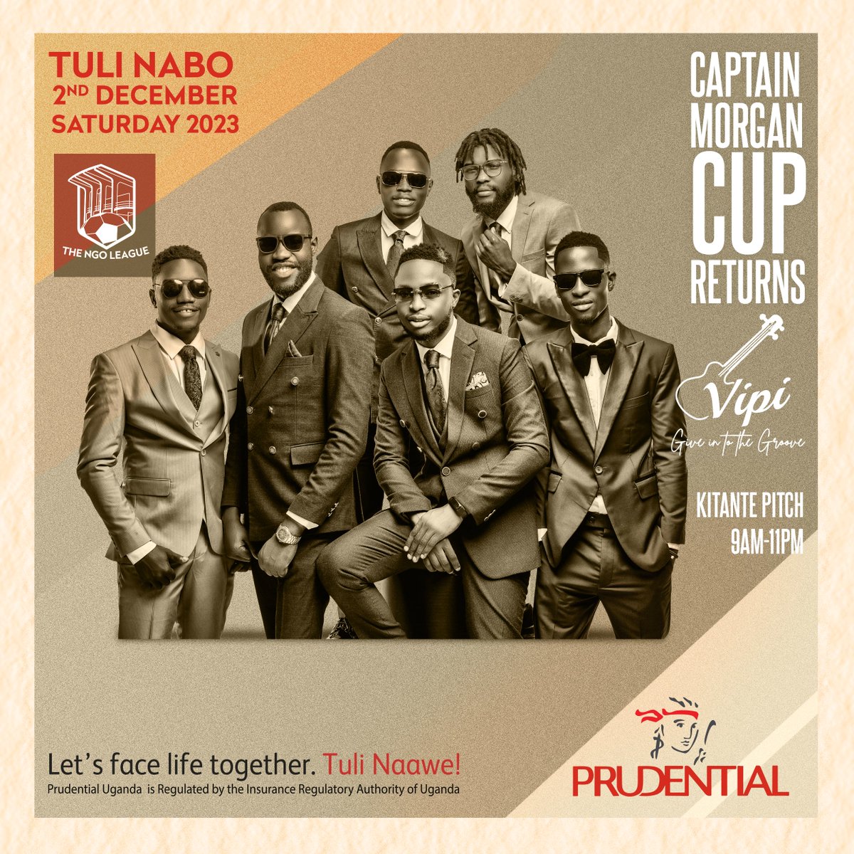 thengoleague's tweet photo. What's a flock of sheep without a shepherd?
What's @thengoleague season Finale without @Vipiband (one of the league's favourite if not the most favourite band)?
Join us tomorrow at Kitante PS as we dance of the year's stress at the @CapMorganGoldUG Cup.
#TNLS3Finale https://t.co/OuwFIs046v