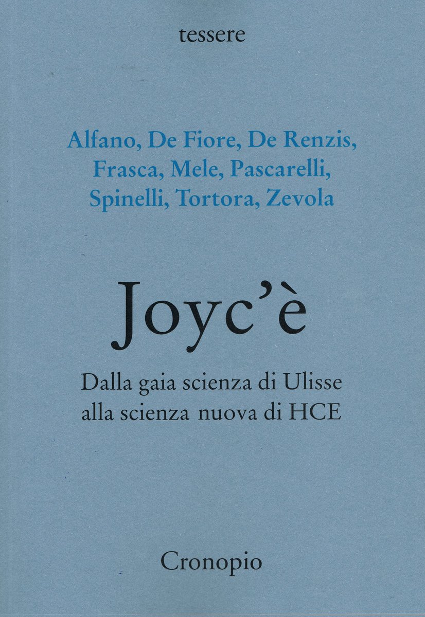 Cronopio Edizioni (@cronopioe) on Twitter photo Da oggi in libreria
Nove autori di mondi culturali e artistici diversi si ritrovano a condividere l'esperienza che... Joyc'è
a cura di #GiovanniDeRenzis #PietroPascarelli
<a href="/Leparoleelecose/">Le parole e le cose</a> @00doppiozero <a href="/ClassiCultit/">ClassiCult</a> <a href="/twittfilosofici/">Tweet Filosofici</a> <a href="/francescabolino/">francesca bolino</a>
<a href="/pelagosletterat/">pelagos letteratura</a> Da oggi in libreria
Nove autori di mondi culturali e artistici diversi si ritrovano a condividere l'esperienza che... Joyc'è
a cura di #GiovanniDeRenzis #PietroPascarelli
<a href="/Leparoleelecose/">Le parole e le cose</a> @00doppiozero <a href="/ClassiCultit/">ClassiCult</a> <a href="/twittfilosofici/">Tweet Filosofici</a> <a href="/francescabolino/">francesca bolino</a>
<a href="/pelagosletterat/">pelagos letteratura</a>