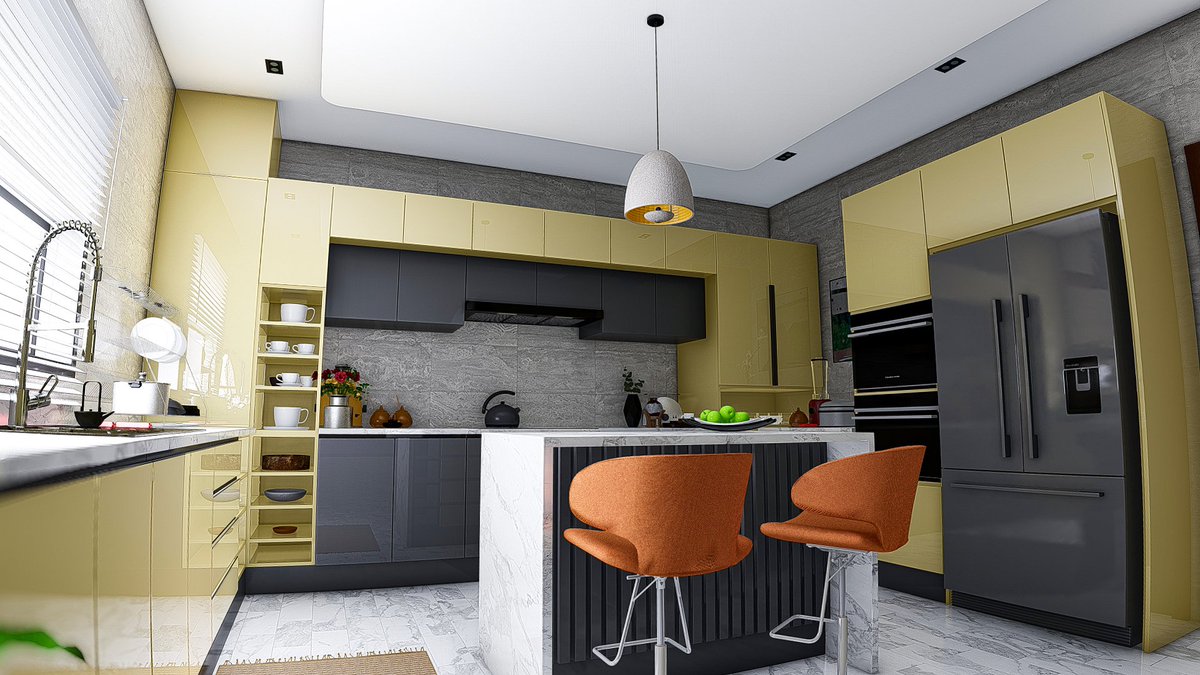 Aimjay9's tweet image. First kitchen design in quite a long time. Happy New Month guys!
Revit+Lumion