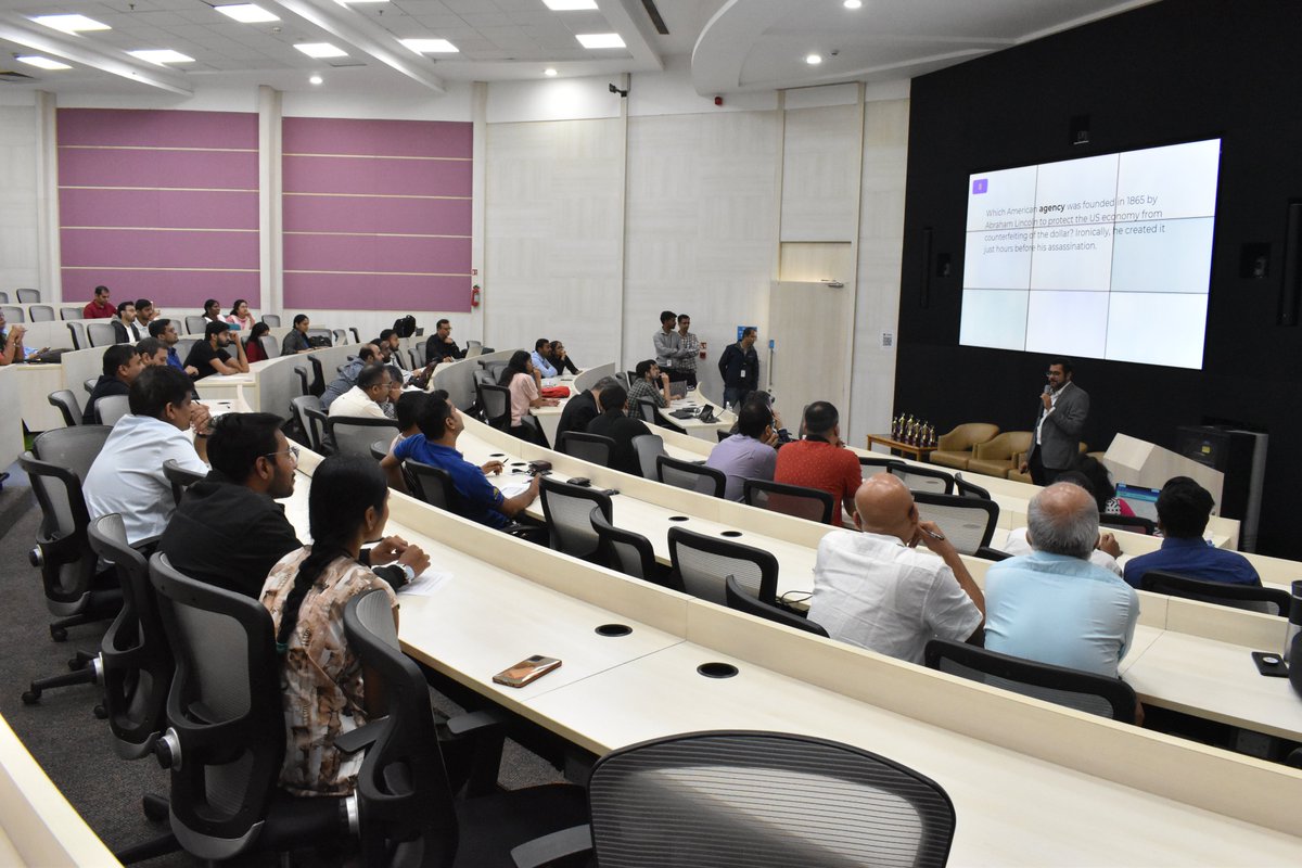 LifeAtInfy's tweet photo. Pune DC witnessed a fun-filled technology celebration on Nov 23rd with myriad of events conducted at #Techzooka2023, including a finale of Inter-Corporate quiz – TechWit. The day concluded with aspiring techies pitching diverse array of innovative ideas. https://t.co/LCRQ5H96St
