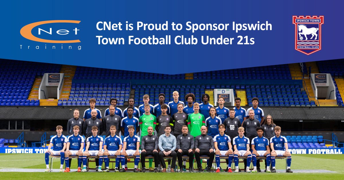 CNettraining's tweet photo. CNet is proud to be an Ipswich Town Academy Partner & sponsor ITFC under 21s team. We're delighted to see the CNet logo adorning the shirts and look forward to continuing to cheer the team on.We would like to wish the club every success for the season.
#cnettraining #ITFCU21s https://t.co/J3TxRby6RN