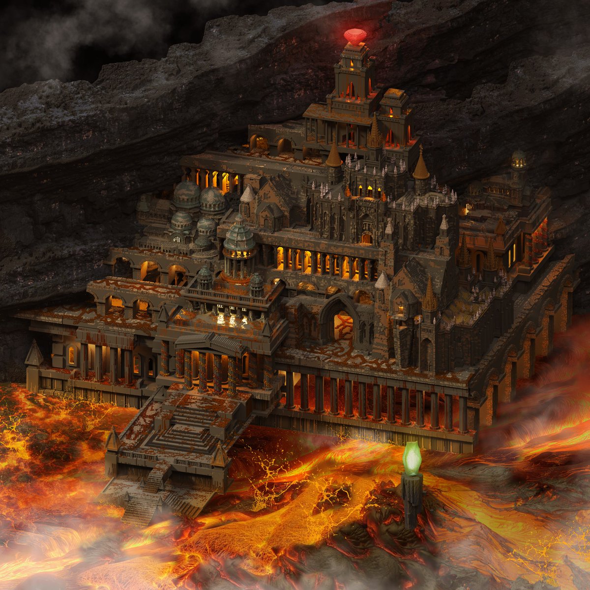 𝗥𝗲𝗮𝗹𝗺 𝗼𝗳 𝘁𝗵𝗲 𝗗𝗲𝘃𝗶𝗹

Jewels that are the 𝗵𝗲𝗮𝗿𝘁 𝗼𝗳 𝘁𝗵𝗲 𝘄𝗼𝗿𝗹𝗱 are 𝗶𝗺𝗽𝗿𝗶𝘀𝗼𝗻𝗲𝗱 in the realm of the 𝗱𝗲𝘃𝗶𝗹. 𝗪𝗵𝗼 will save the world?

<a href="/Diz_Iz_/">Diz-Iz</a> FORM curated by <a href="/v_xtra/">Vic</a>

▪︎ it's voxel art( designed by cubes) 
▪︎Story + link in comment