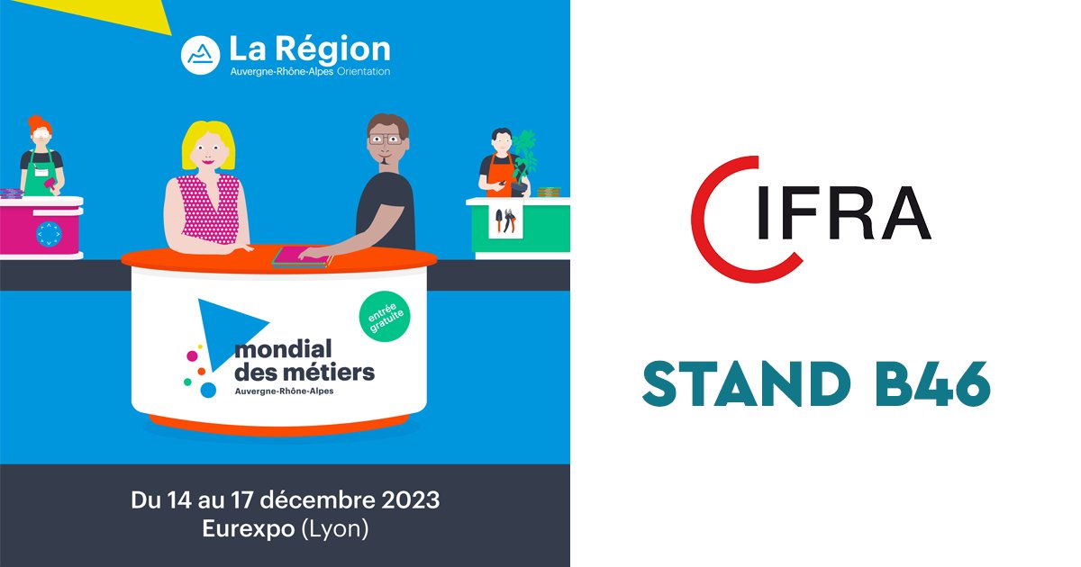 [#Evénement] Le Mondial des Métiers est de retour ! RDV du 14 au 17/12, stand B46 pour rencontrer nos équipes et découvrir toutes nos prochaines formations et formations en apprentissage !
Pour vous inscrire, accédez à la billetterie en ligne sur
📷 bit.ly/3N6z541