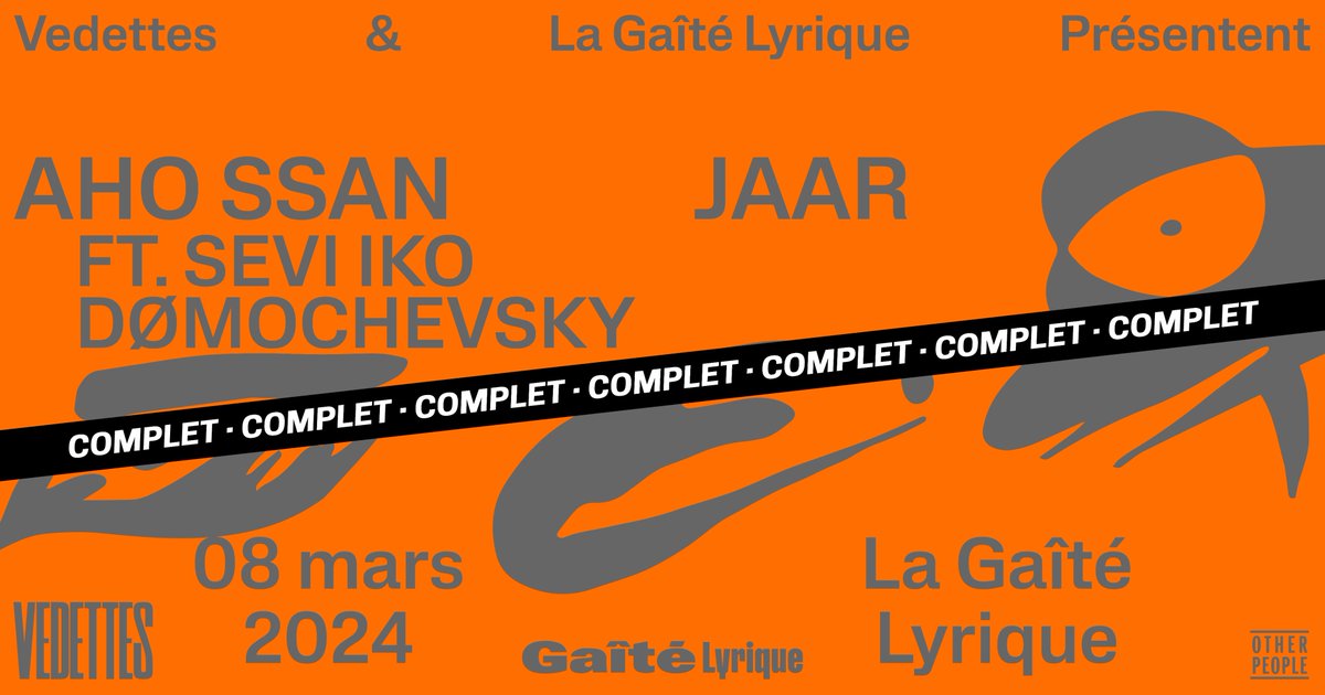 C'est COMPLET ! 🙌 @Aho_Ssan @gaitelyrique @nicolas___jaar