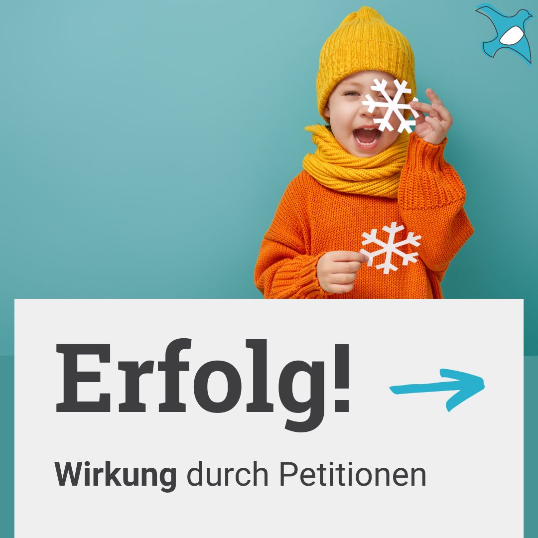 openPetition's tweet photo. Für ein paar warme Gedanken an kalten Tagen ❄️ Mit diesen tollen November-Erfolgen schlittern wir optimistisch in den frostigen Dezember! 🛷 Herzlichen Glückwunsch an alle, die mit ihren Stimmen einen Unterschied gemacht haben!
#WirkungDurchPetitionen #openPetition https://t.co/a696d04MyC