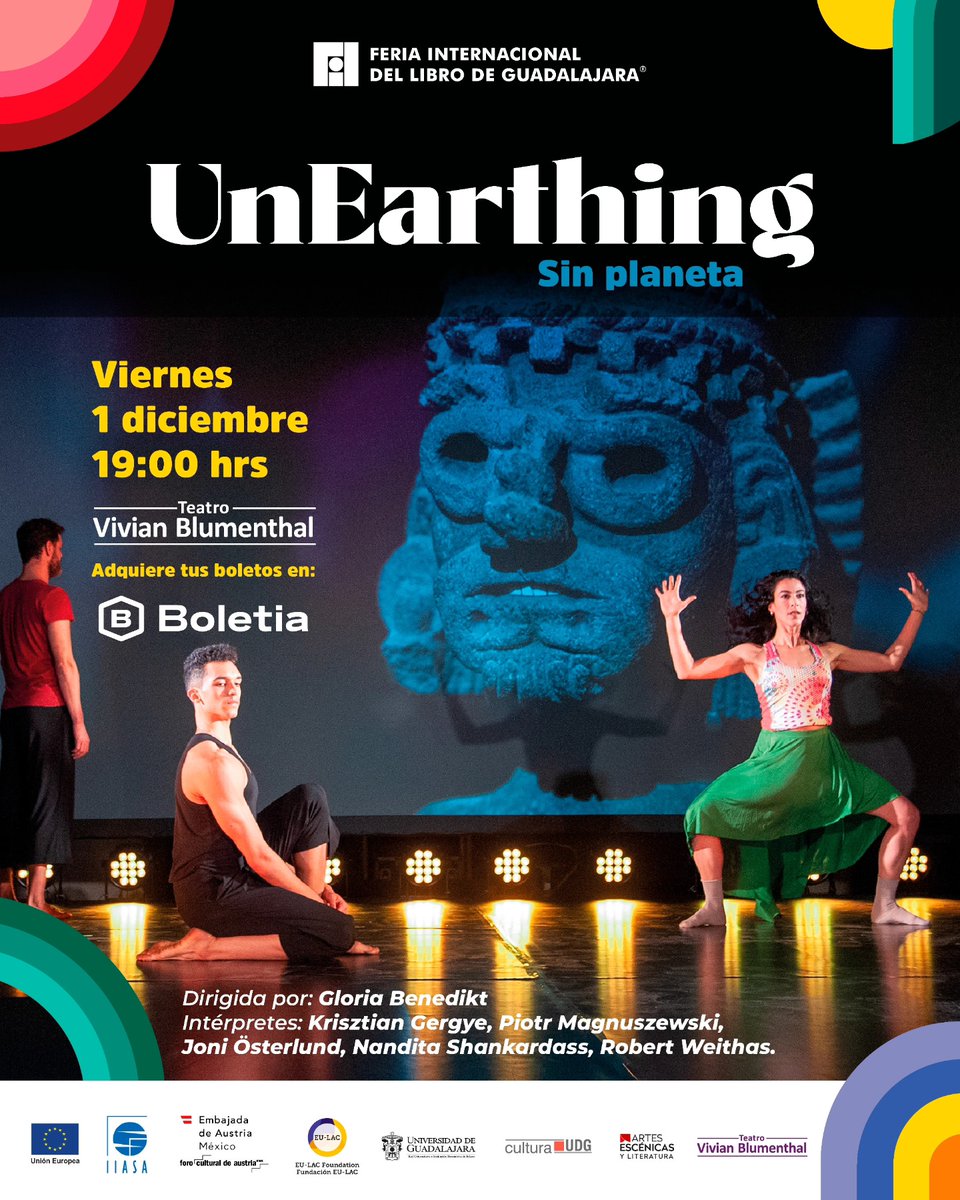 All the best to <a href="/Gloria_Benedikt/">Gloria Benedikt</a>, <a href="/piotrmag/">Piotr Magnuszewski</a>, &amp; the cast of European artists and local actors who will take the stage tonight in Guadalajara 🇲🇽 as part of the EU guest of honor program and tackle one of the most pressing questions of our time: How to implement solutions that can