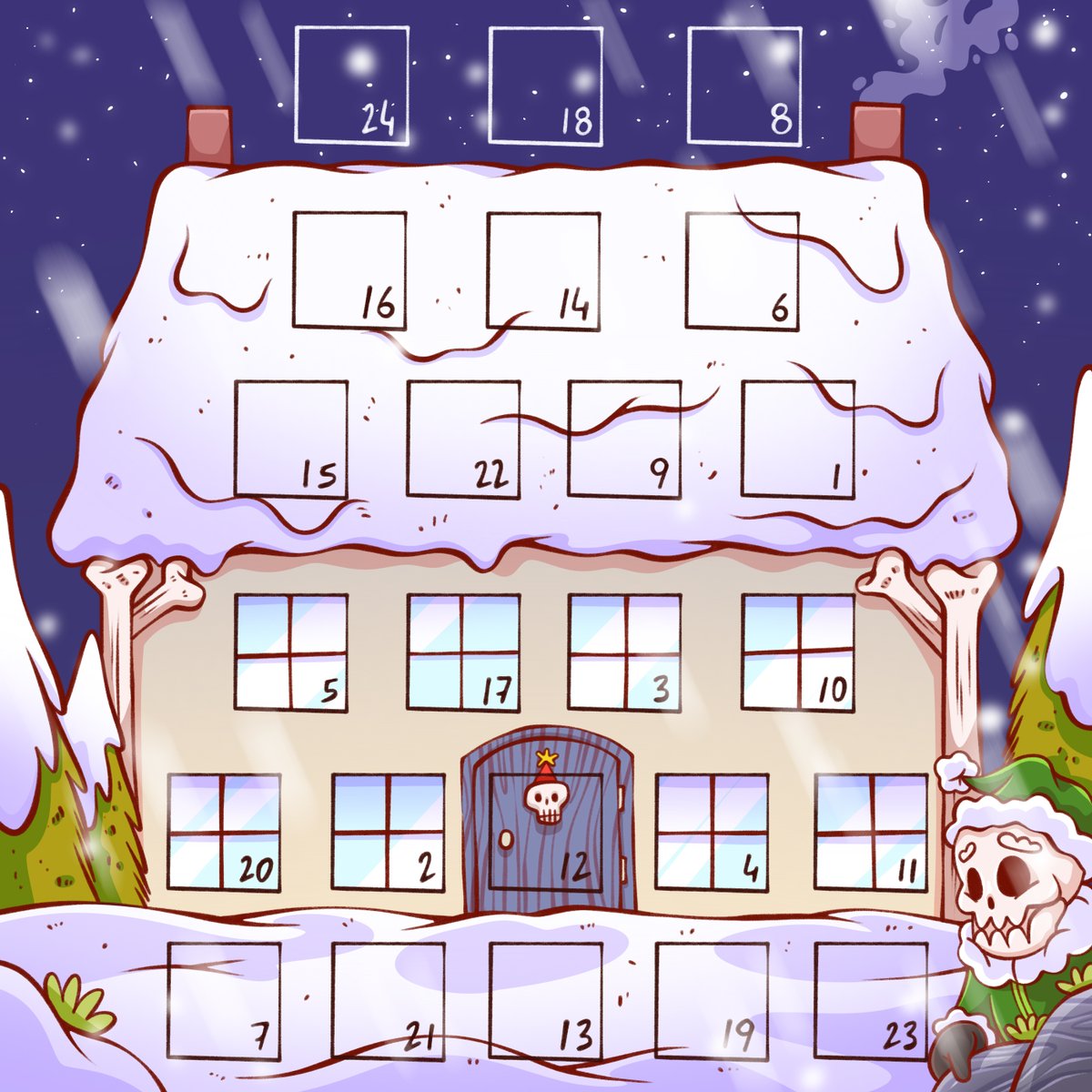 December is here and the SkullzCity Advent Calendar is back!🎄

Every day from now until Xmaz we'll reward one different attribute!🎁

A pool of 10K $FLSH per day will be split between the holderz of the attribute!

Santa Clauz is coming to town!🎅