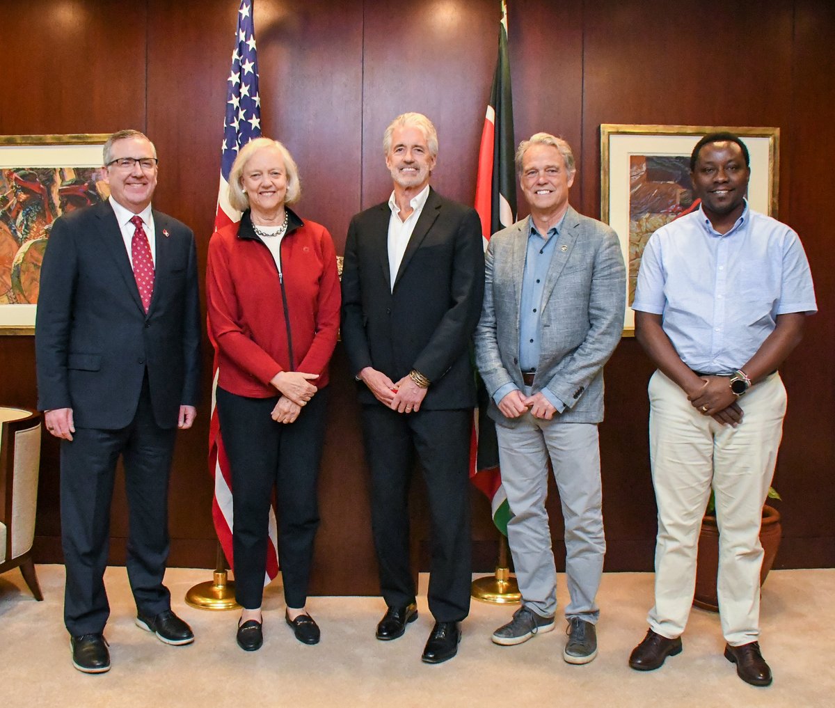 Great conversation with @WSUPullman's President Kirk Schulz about the university's plans to expand higher education partnerships to benefit both Kenyans and Americans. #HigherEducation