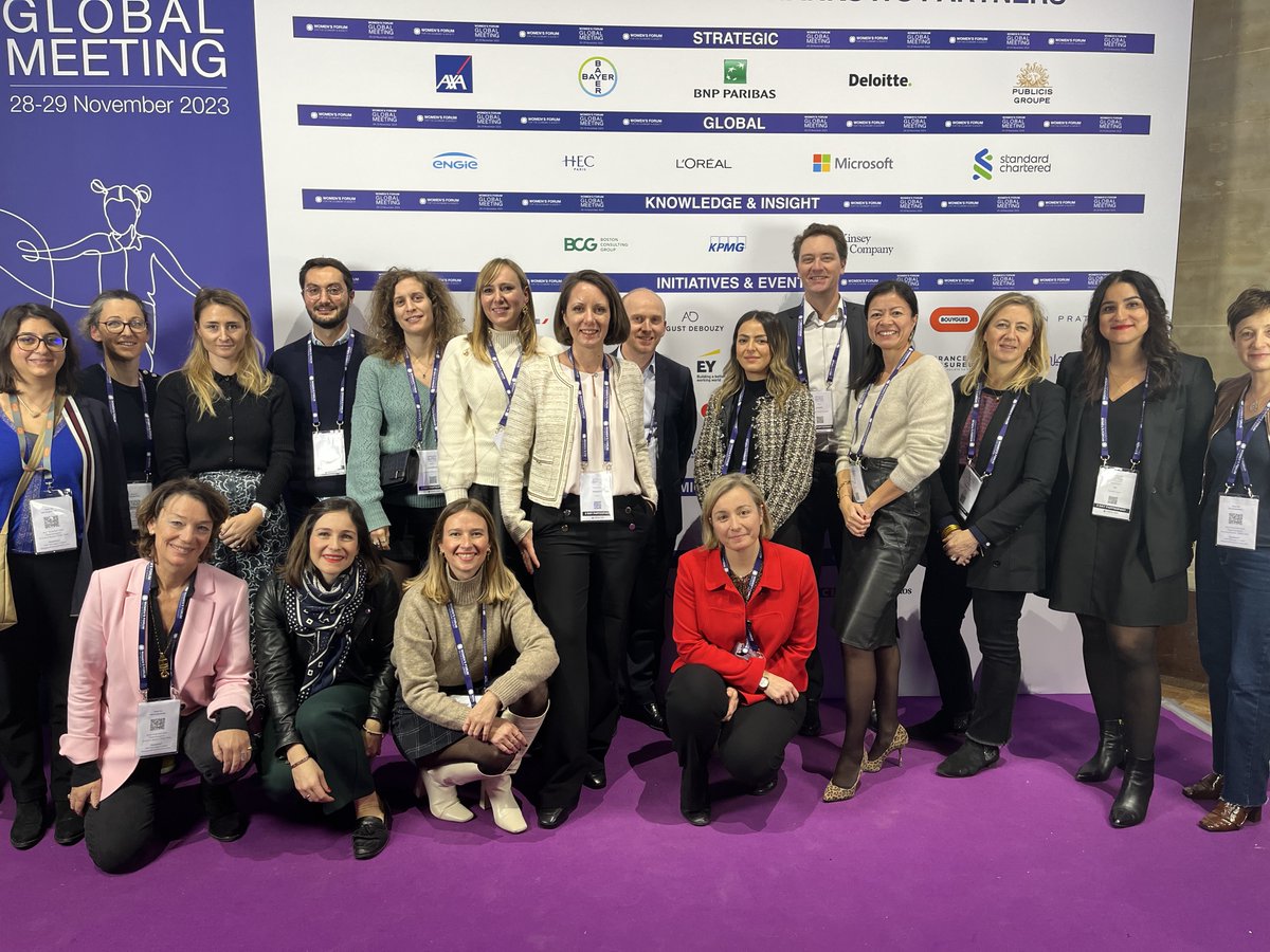 🤝@GroupeBouygues partnership with the #WomensForum aligns perfectly with the Group’s Gender Balance objectives: to promote gender equality and make it a reality.

Thanks goes to the Group’s delegation for proudly representing our commitments, initiatives, and the challenges that