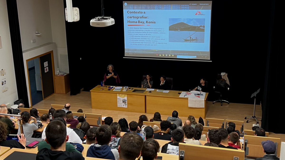 MilaFont_MSF's tweet photo. Moltes gràcies a la @FacGeoiH @UV_EG i als més de 80 participants al nostres mapató humanitari!
Hem cartografiant més de 11.000 edificis la zona de Homa Bay, a #Kenya, on @msf_espana té projectes #saludmental, #violenciasexual o #VIH #missingmaps #mapatonvalencia https://t.co/WULXlzRlxd