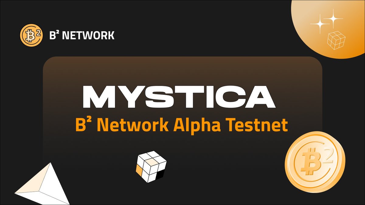 Exciting News Alert! 🚀

🌐 B ² Network Alpha Testnet MYSTICA is set to launch this December! Brace yourselves for a series of thrilling events coming your way 🔥.

🎉 We're delighted to welcome over 10 eco-partners on board. Stay tuned as we'll gradually release more information