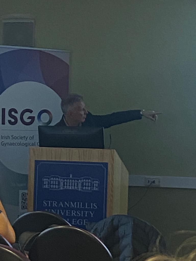 Glenn McCluggage kicking off Irish Society of Gynaecological Oncology #ISGO2023 in Belfast with a great presentation on molecular classification of #endometrialcancer