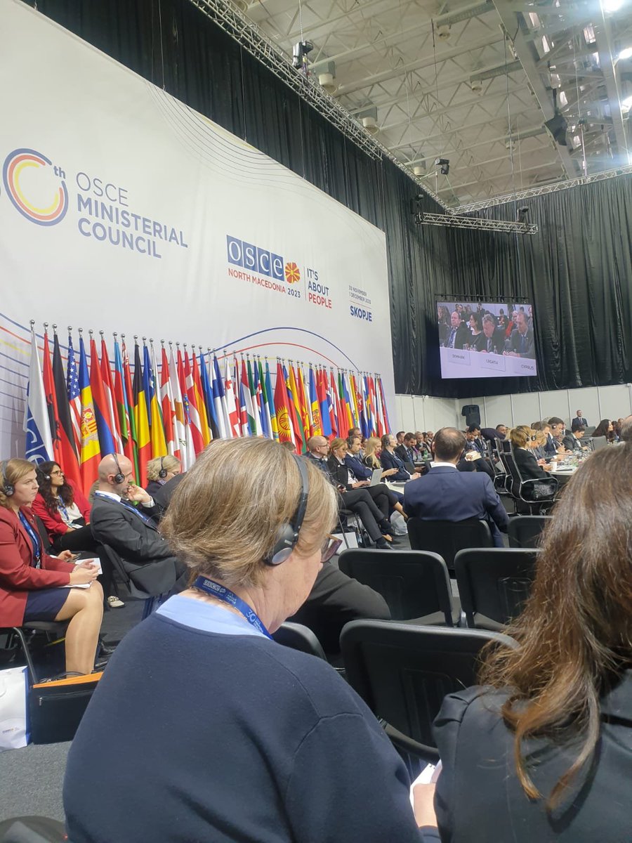 At the invitation of @OSCECiO, H.E. Amb @DoulatKuanyshev, representing #CICASecretariat, attended the 30th meeting of the OSCE Ministerial Council in #Skopje, N. Macedonia

#CICA underscores the indispensable role of #multilateralism in addressing today’s global and regional