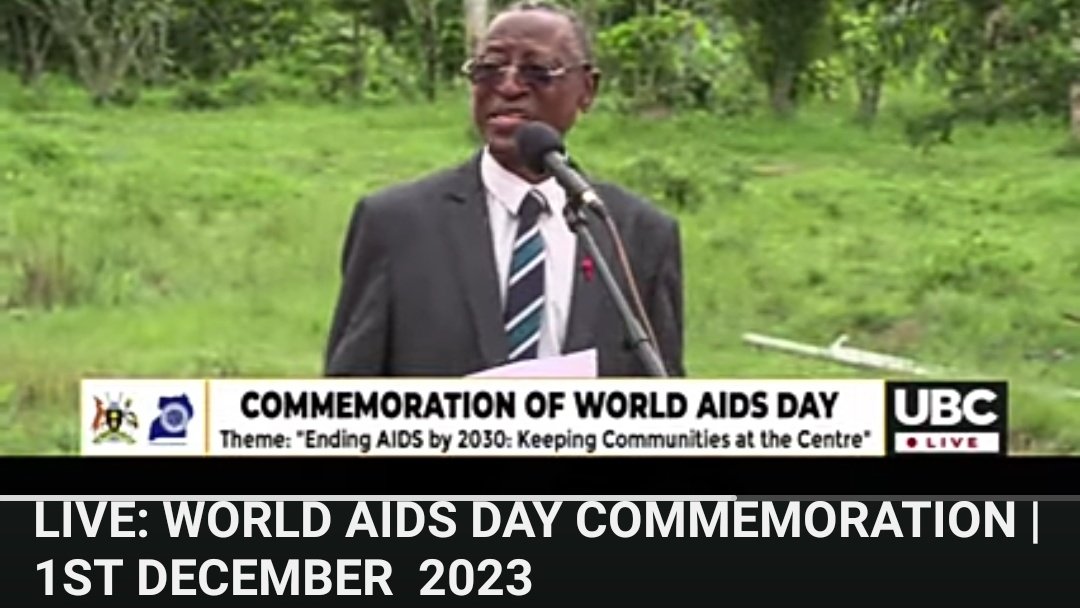 'There is stigma in Uganda. We know that stigma is based on myths and misconceptions about HIV and the only way to help these people in the community is to give them correct information and equality.' Dr Steven Waititi #LetCommunitiesTakeLead #WorldAIDSDay2023