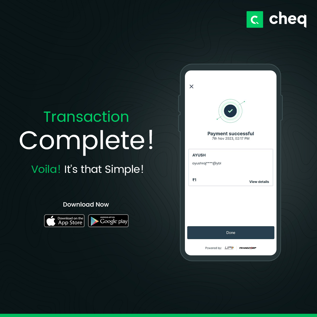 CheqUPI (YC S23) tweet media