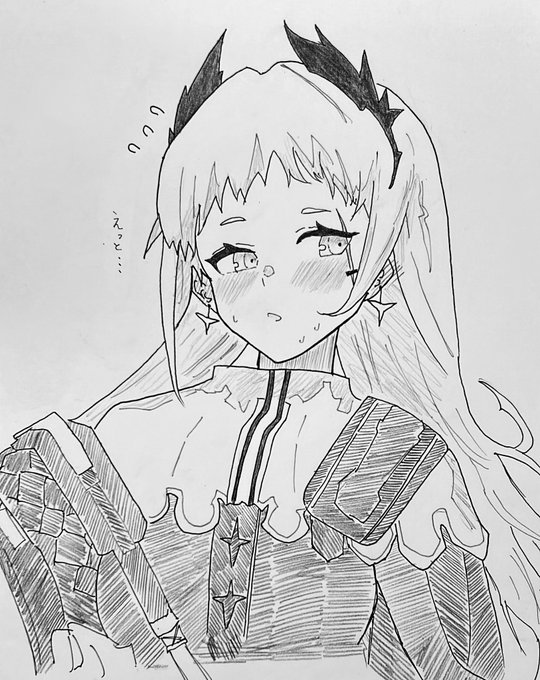 恥ずかしがりながらドクターを舞踏会のダンスに誘うアイリーニは可愛いに決まってる。  #アークナイツ #ArknightsFanArt #Arknights #明日方舟