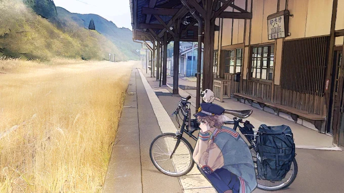 いつまでも待ってる#矢岳駅 #肥薩線 