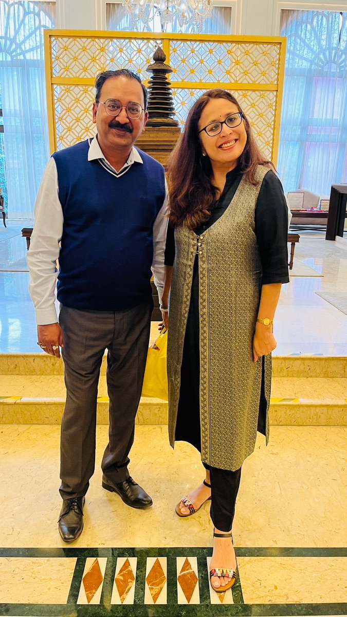 manishag007's tweet photo. Discussion with Industry Stalwart ⁦@iRadhikaGupta⁩ about current market scenario and future prospects. https://t.co/Nh8jCKAiGS