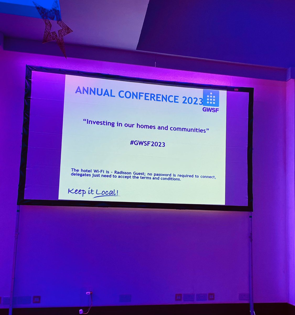 Looking forward to a great day at our annual conference! @GWSF2023